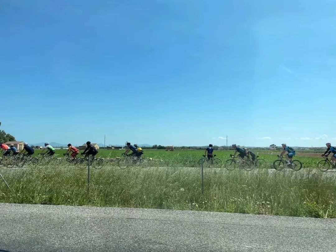 在马洛卡备战的他国运动员。