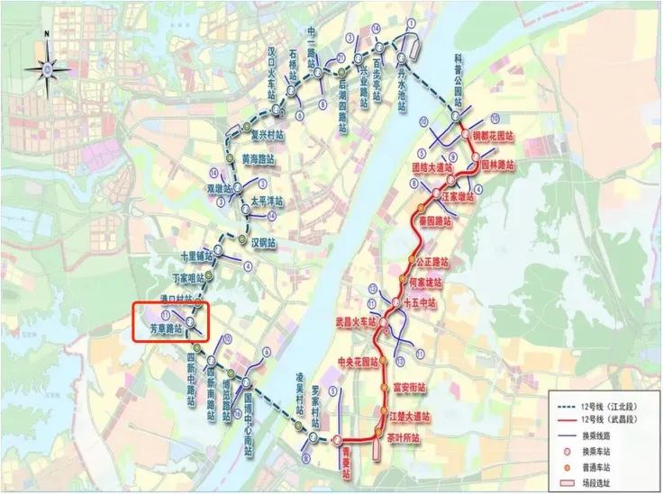 12号线工程线路走向示意图武汉地铁11号线是武汉都市圈首条跨城地铁