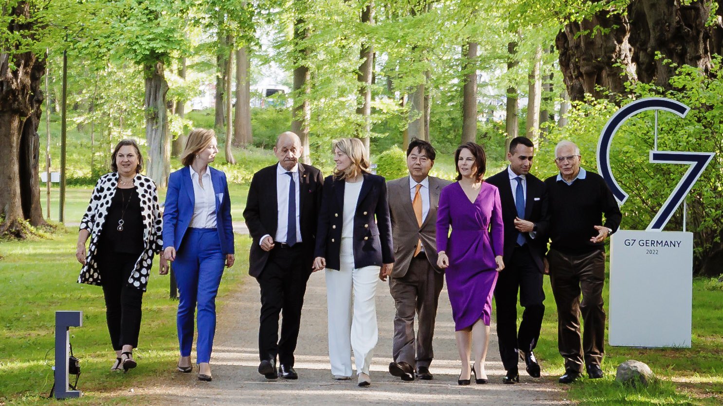 G7外长齐聚德国,图自推特