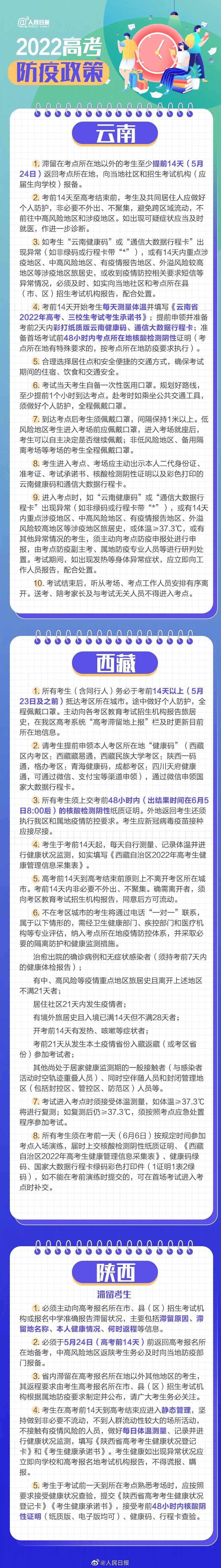 天津春季高考延期!阳性考生怎么办?……各地高考防疫政策汇总休闲区蓝鸢梦想 - Www.slyday.coM 天津春季高考延期!阳性考生怎么办?……各地高考防疫政策汇总休闲区蓝鸢梦想 - Www.slyday.coM