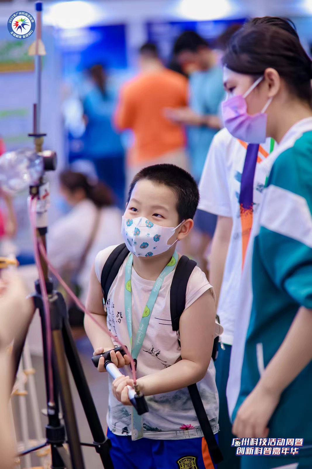 小朋友现场体验项目。