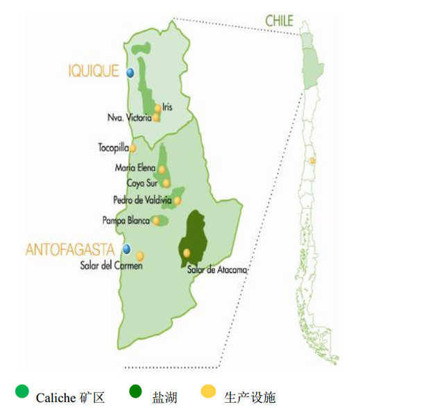 SQM在智利北部的运营概况