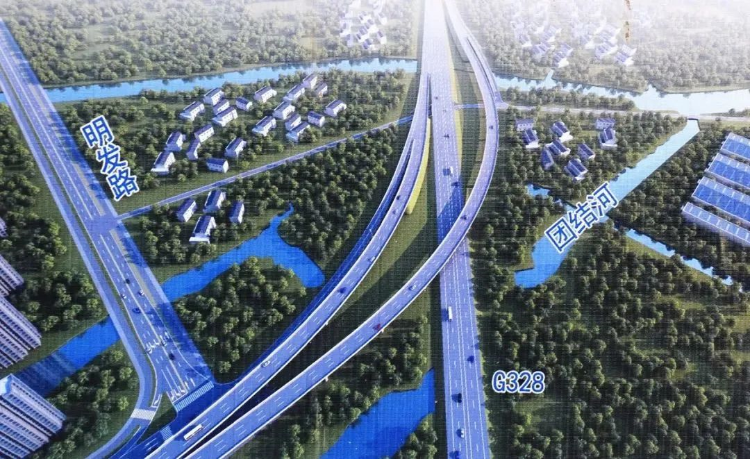 扬州快速路东延工程启动直通到这里