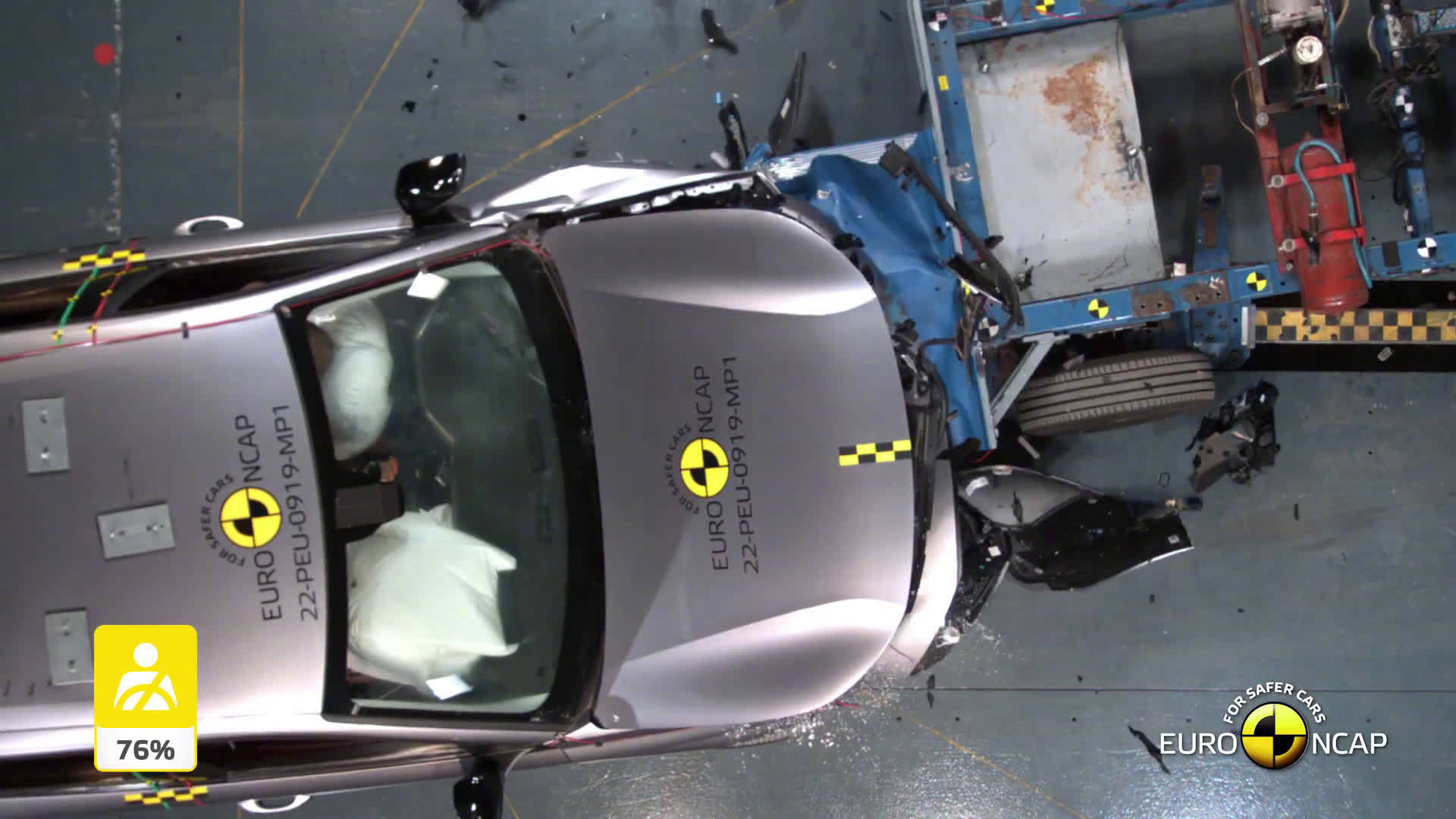 视频：2022款标致308 Euro NCAP碰撞测试