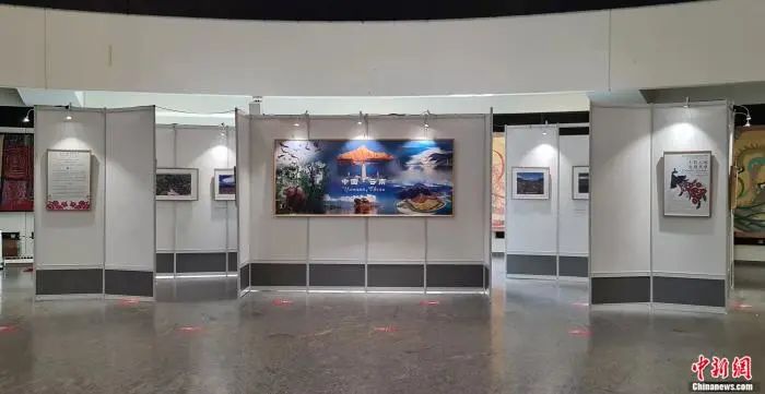 主题图片展在维也纳联合国城大厅展出 奥中文化交流协会供图