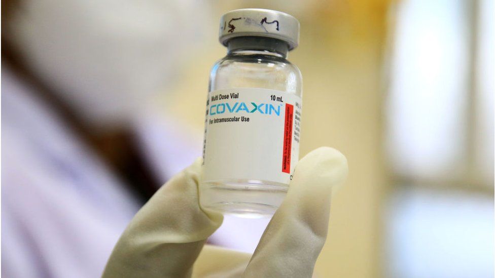 印度产灭活新冠疫苗“科瓦克辛”(COVAXIN)(图源:BBC)