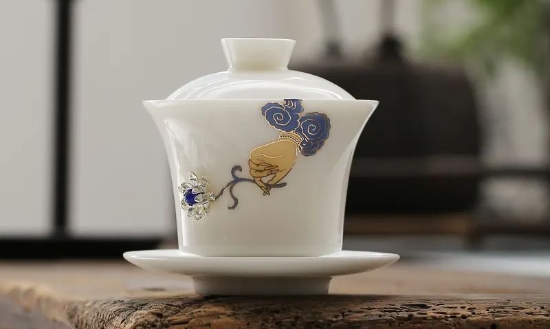 TATUNG 0625 Bone China 蓋碗茶器 - 台湾精品 建窯