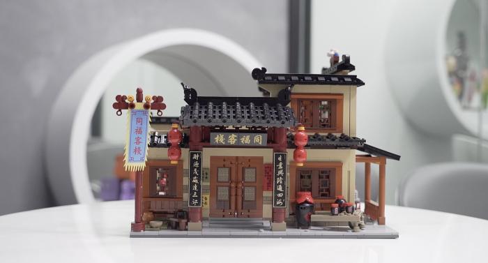 武林外传积木。 Pantasy拼奇品牌供图。