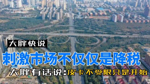 大胖快说|购置税减半只是开始 河北皮卡将不限通行……