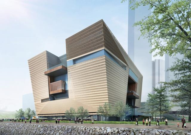 △香港故宫文化博物馆主体建筑