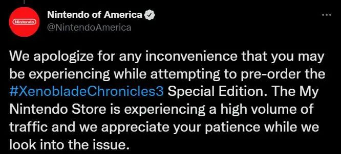 《异度神剑3》开放预购后,任天堂服务器被挤崩了休闲区蓝鸢梦想 - Www.slyday.coM 《异度神剑3》开放预购后,任天堂服务器被挤崩了休闲区蓝鸢梦想 - Www.slyday.coM