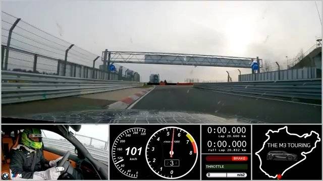 7分35秒060 BMW M3 旅行车 官方测试纽伯格林造最快全速