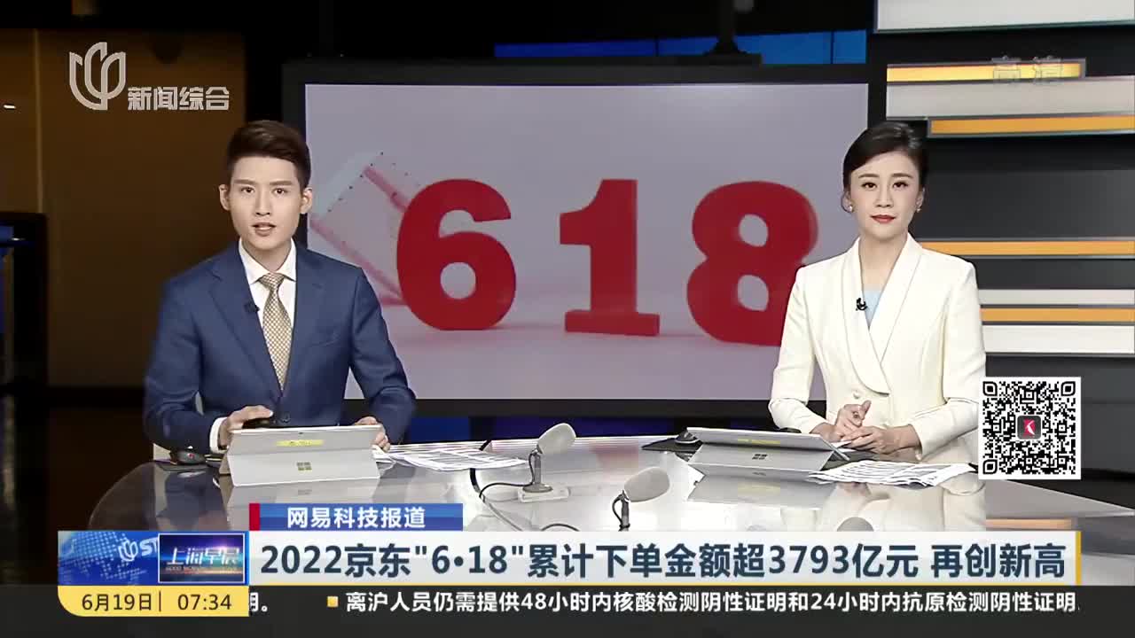 2022年京东“6·18”累计下单金额超3793亿元 再创新高_新浪新闻