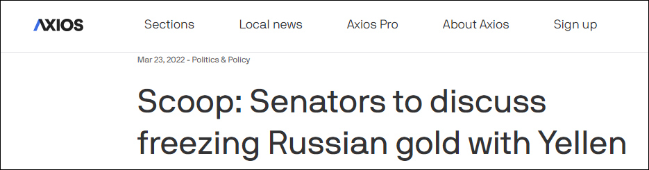 Axios报道截图