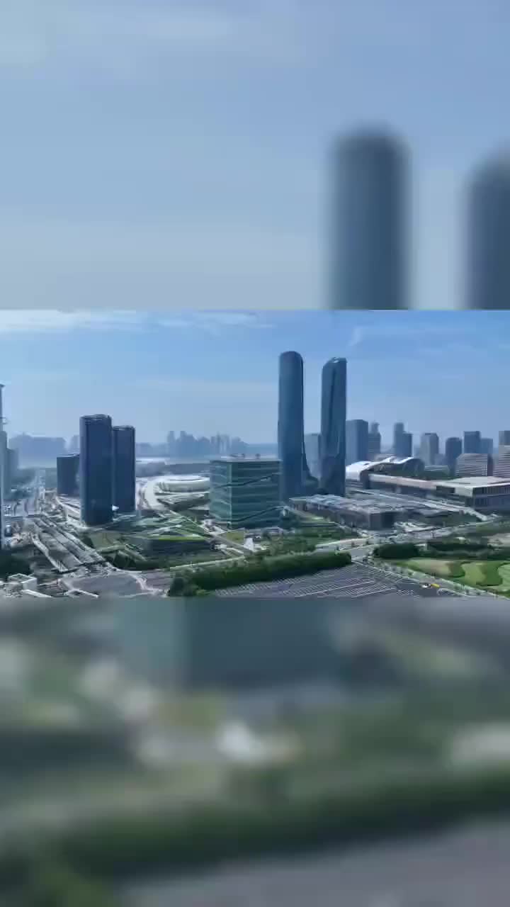 惊艳!钱江世纪城这些高颜值地标建筑,你都认识吗|杭州市|综合体_新浪新闻