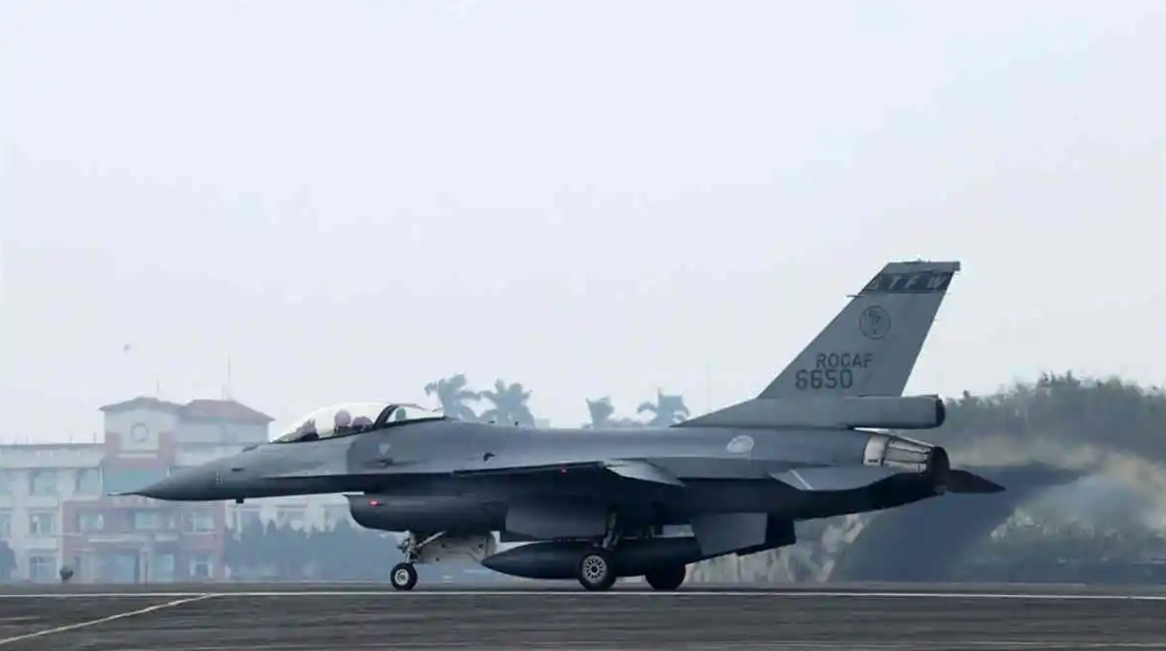 F-16V战机资料图。图源:台湾英语新闻