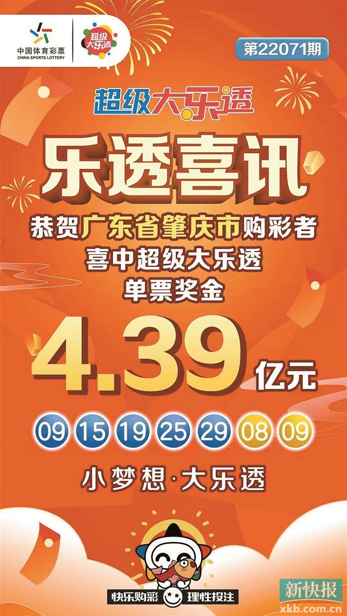 4.39亿元 广东彩票诞生史上第一大奖休闲区蓝鸢梦想 - Www.slyday.coM 4.39亿元 广东彩票诞生史上第一大奖休闲区蓝鸢梦想 - Www.slyday.coM