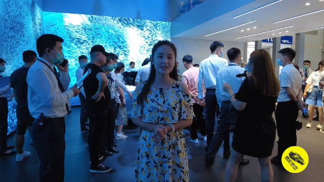 比亚迪海洋网生物系列第二款爆款车型——海豹也亮相重庆车展现场