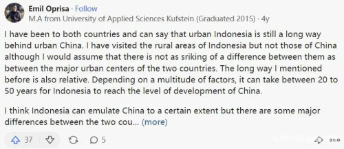 外网讨论:印尼落后中国多少年?它能效仿中国在20年内取得的成功吗?休闲区蓝鸢梦想 - Www.slyday.coM 外网讨论:印尼落后中国多少年?它能效仿中国在20年内取得的成功吗?休闲区蓝鸢梦想 - Www.slyday.coM