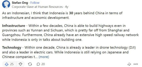 外网讨论:印尼落后中国多少年?它能效仿中国在20年内取得的成功吗?休闲区蓝鸢梦想 - Www.slyday.coM 外网讨论:印尼落后中国多少年?它能效仿中国在20年内取得的成功吗?休闲区蓝鸢梦想 - Www.slyday.coM