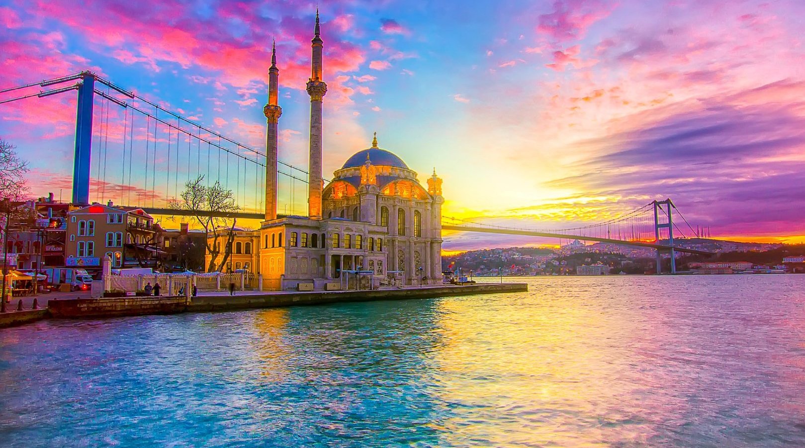 伊斯坦布尔中东建筑城市风景图片-壁纸高清