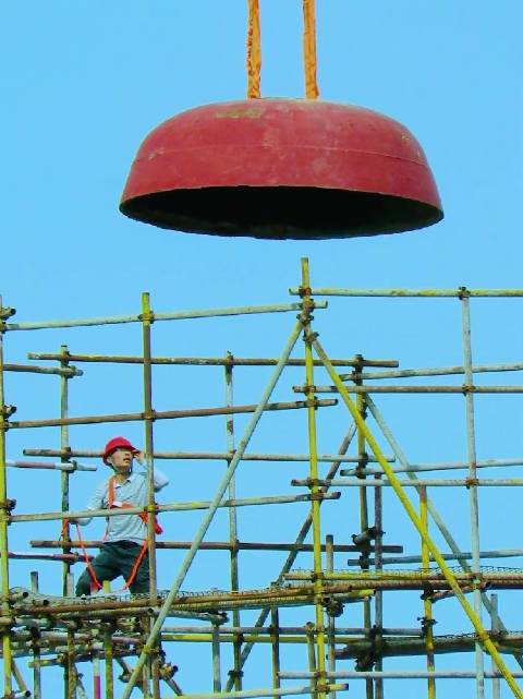 安庆振风塔历时一年多塔刹修缮工作正式启动