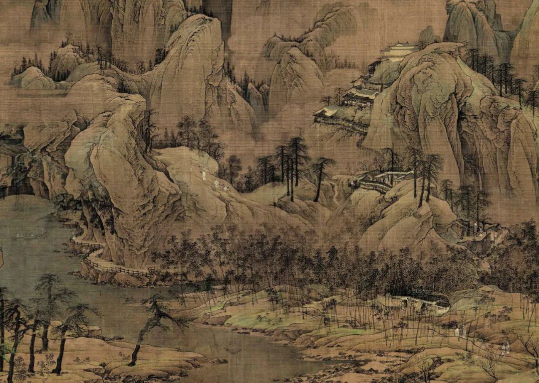 南宋 赵伯驹(传) 江山秋色图卷