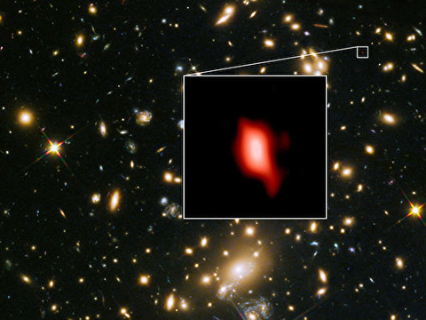 研究发现宇宙极早期星系已存在旋转特性