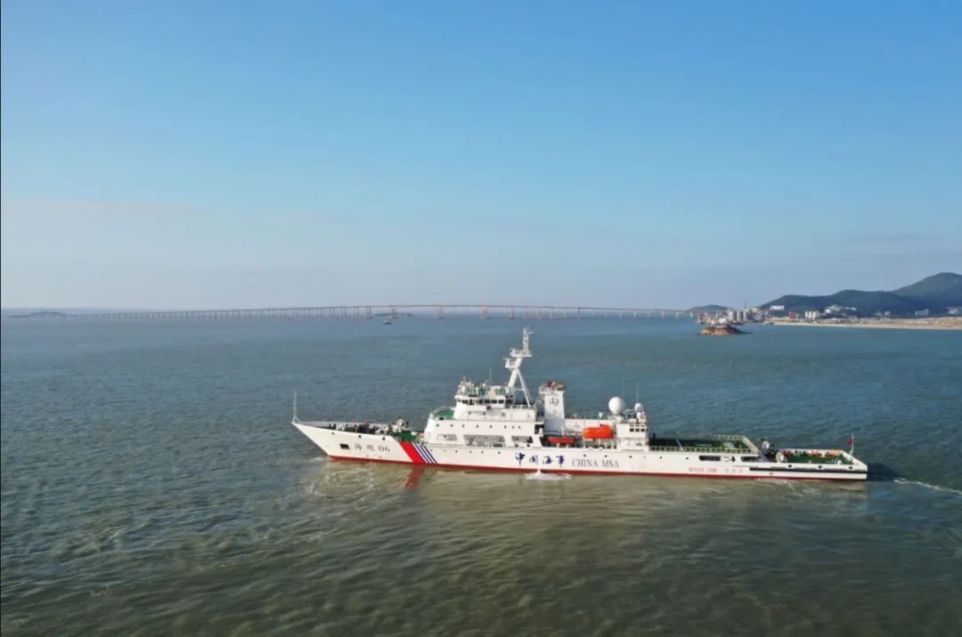 台湾海峡首艘大型巡航救助船“海巡06”轮正式列编
