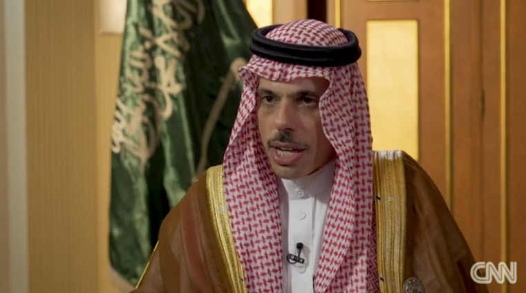 沙特外交大臣费萨尔16日接受CNN专访