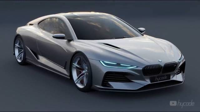 网友hycade设计的BMW M1概念车，慢慢的年代感
