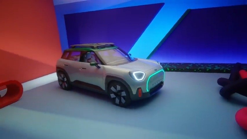 MINI Concept Aceman电动跨界概念车，外观“玩具感”很强……