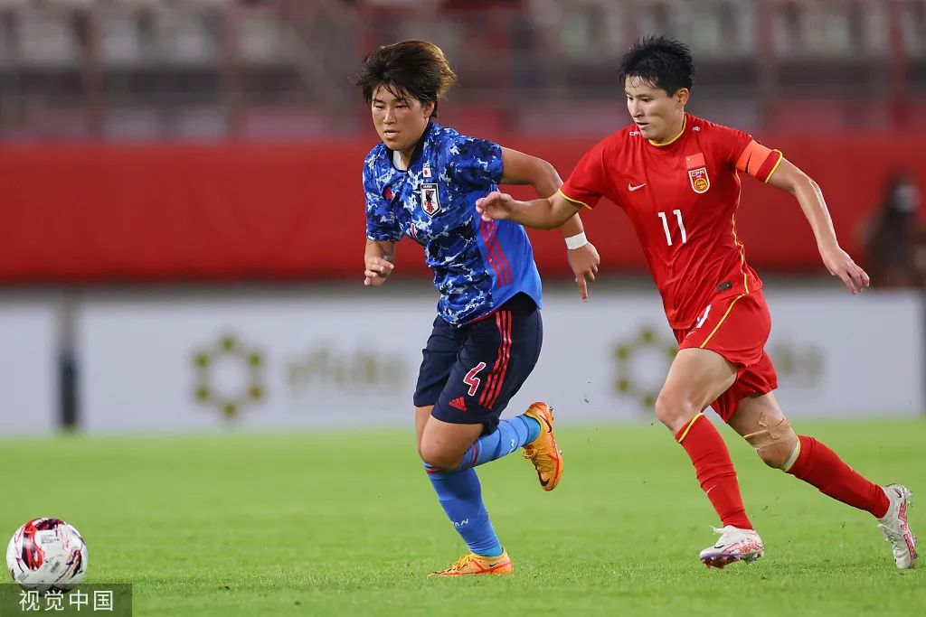中國女足東亞杯全場被日本隊壓制。
