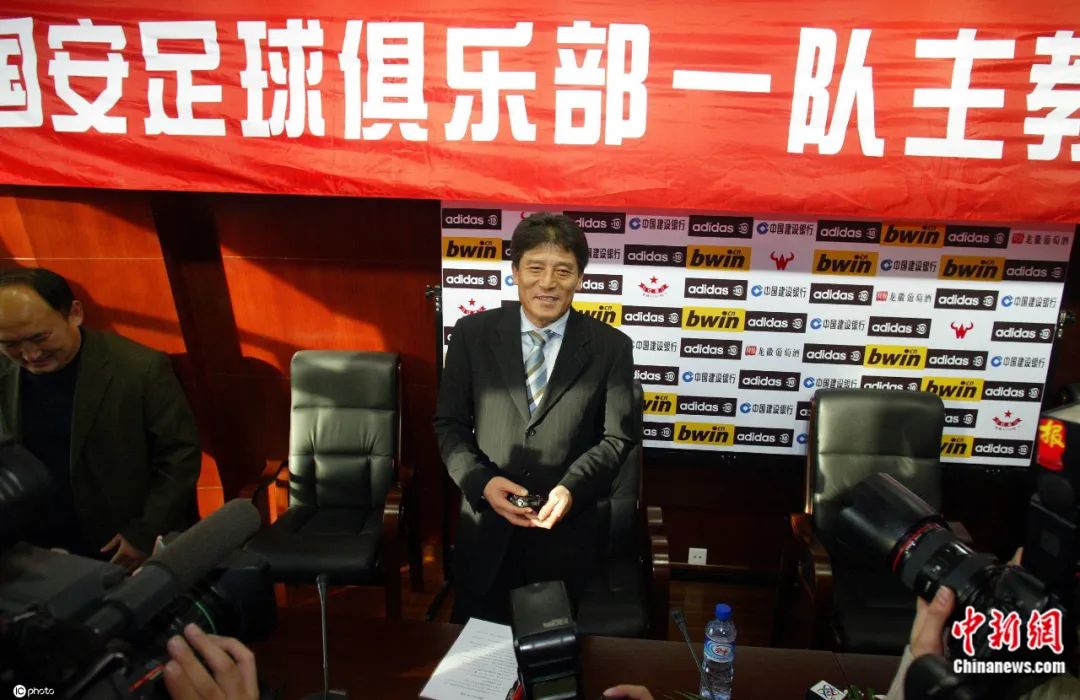 2006年底,李章洙就任北京国安足球俱乐部主帅。图片来源:IC photo
