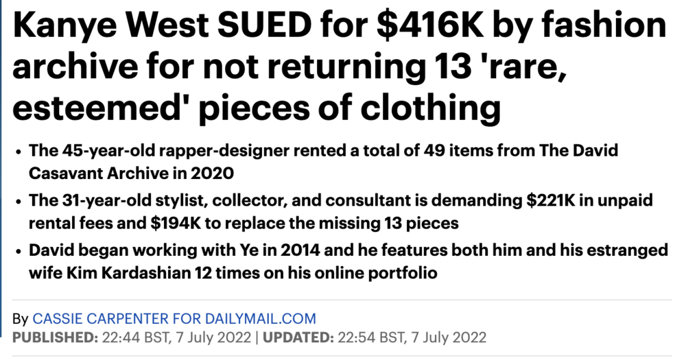 因为借衣服不还,Kanye成了老赖休闲区蓝鸢梦想 - Www.slyday.coM 因为借衣服不还,Kanye成了老赖休闲区蓝鸢梦想 - Www.slyday.coM