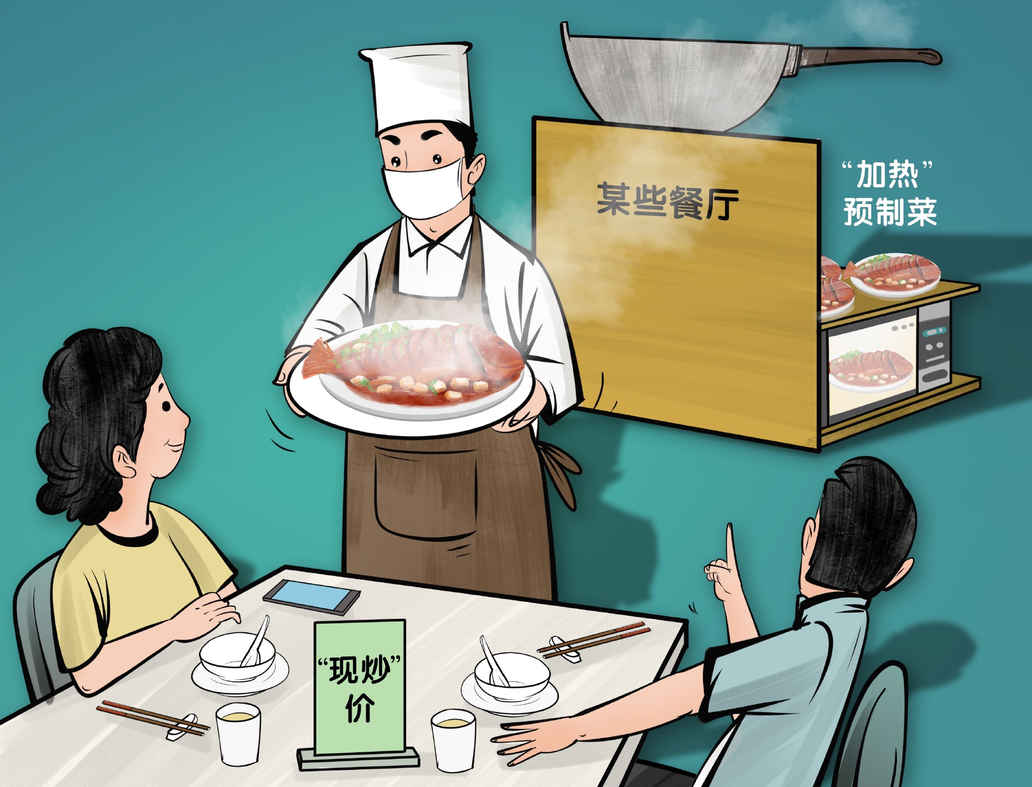 漫·议|预制菜应让消费者“预知”|预制|消费者|餐厅_新浪新闻
