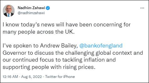 英央行预测英国通胀率将达27年来的峰值，约翰逊却在“混日子、玩失踪”