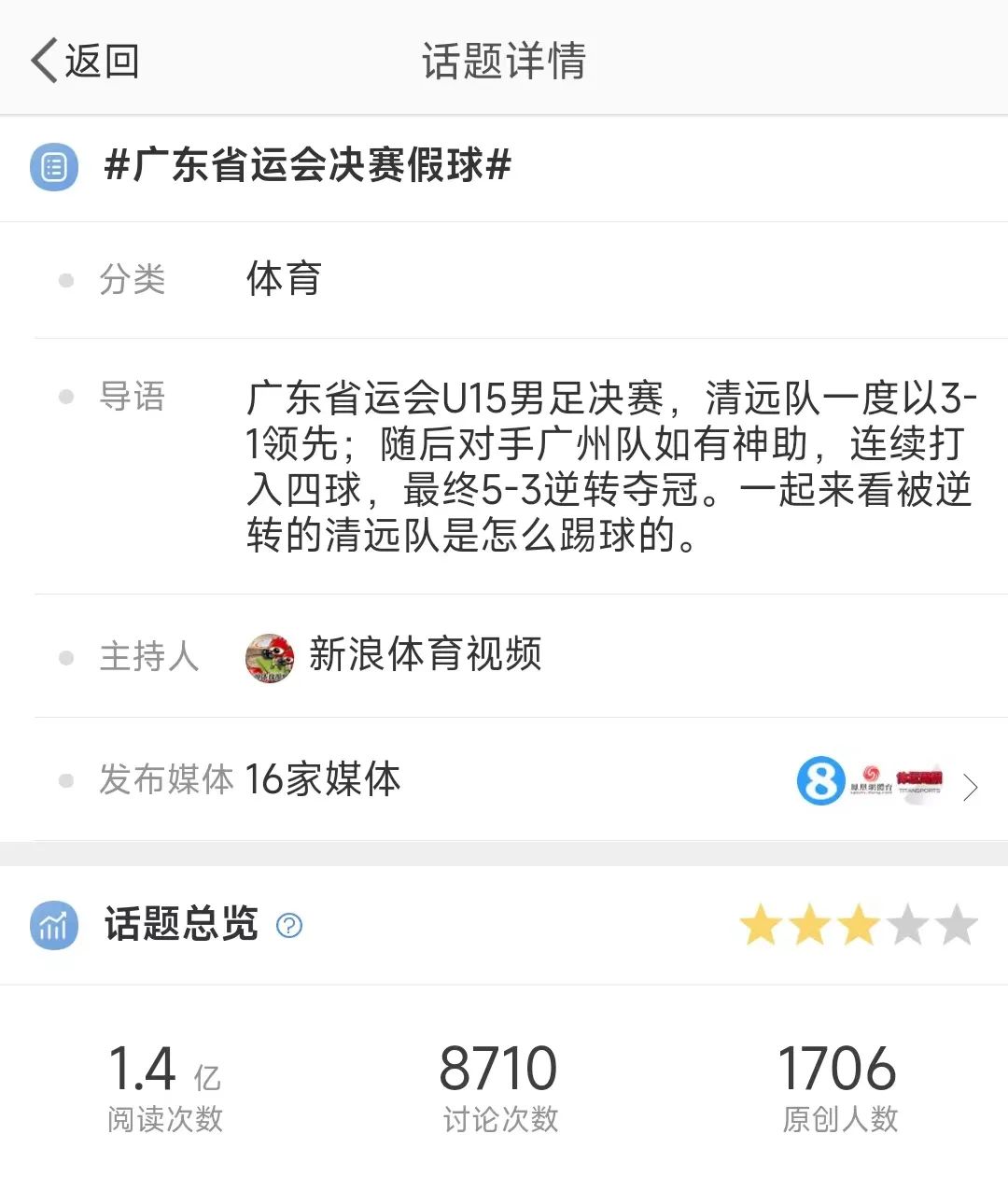 图片来源：话题数据截图