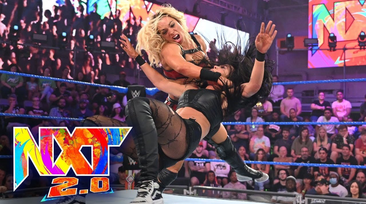 wwenxt第690期佐伊史塔克科拉杰德赛后背后偷袭的曼迪罗丝mandyrose却