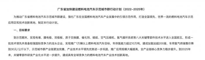 推广超万辆，加氢站超200座 又一燃料电池汽车示范城市群规划出台