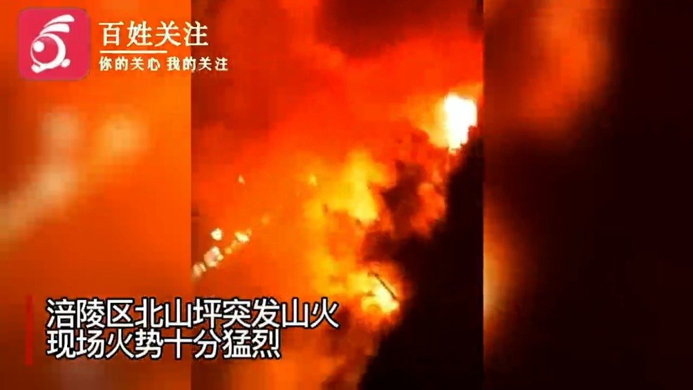 重庆涪陵山火已得到有效控制 暂无人员伤亡