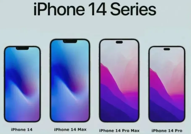 iPhone 14尺寸概念圖