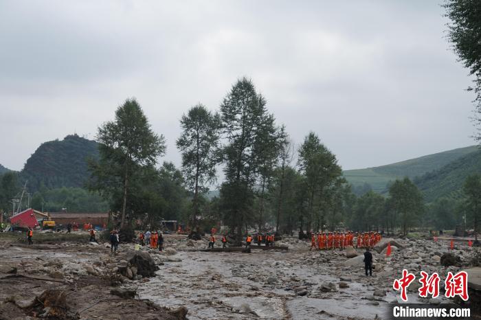 青海大通山洪灾害次日 各项救援救助工作高效有序进行