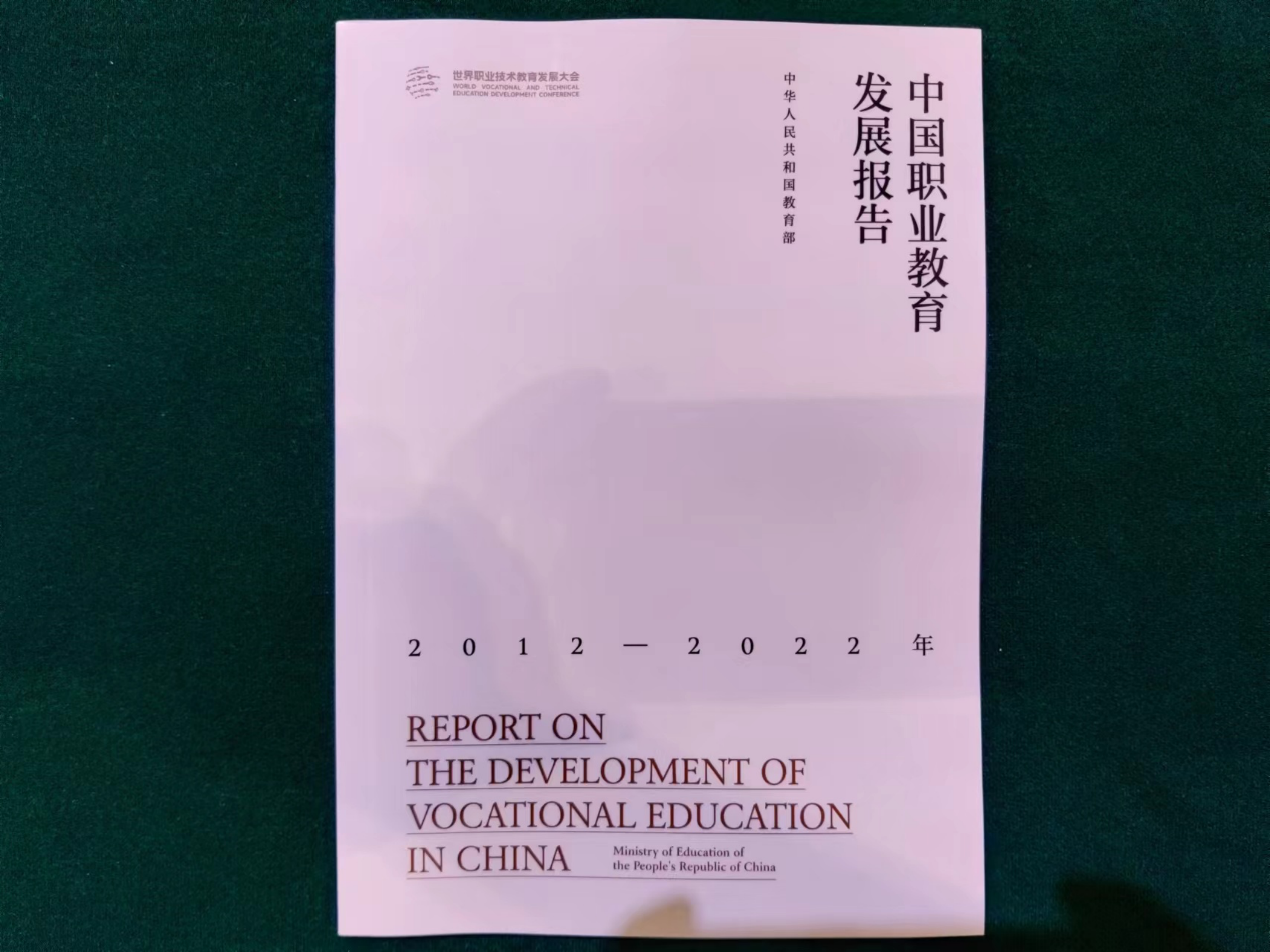 《中国职业教育发展报告(2012-2022年)》。澎湃新闻记者程婷 图