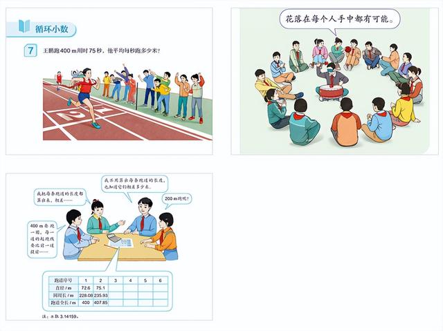 人教版小学数学新教材插图示例来了