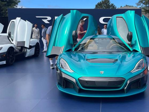 2022圆石滩车展：锐马克Nevera首发亮相