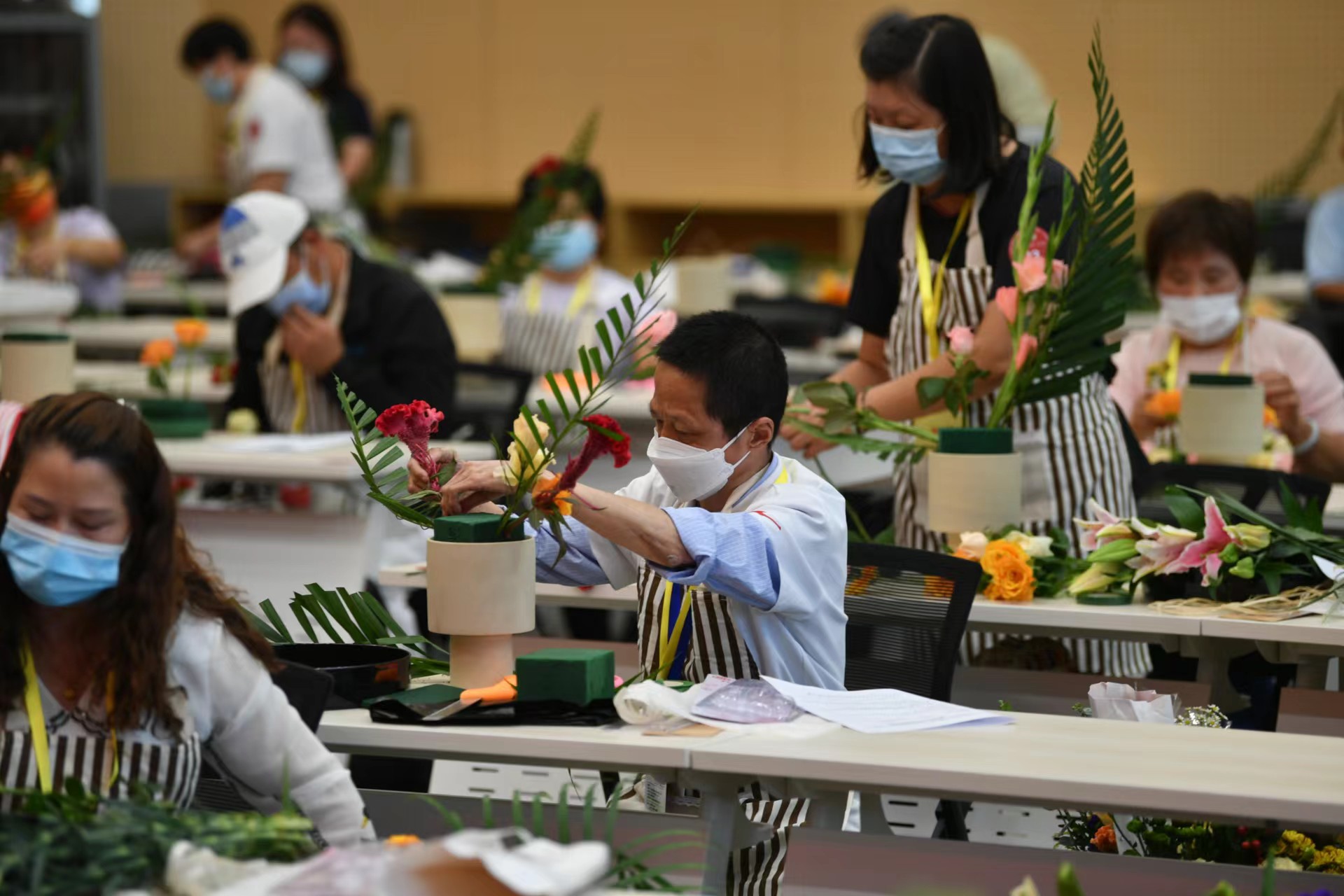 茶艺、插花、小程序开发……残疾人职业技能竞赛决赛开赛插图1 茶艺、插花、小程序开发……残疾人职业技能竞赛决赛开赛插图1