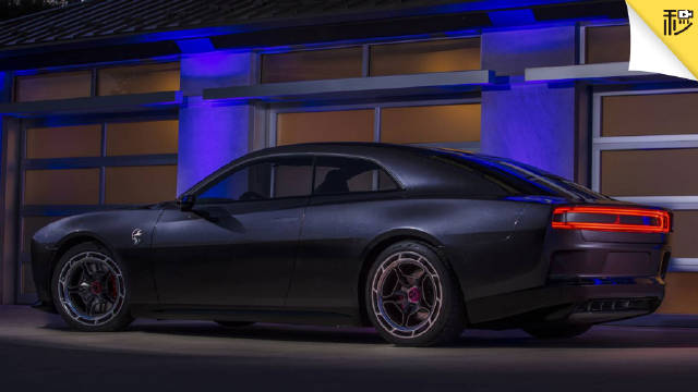 没了V8照样猛 道奇Charger Daytona SRT纯电概念车发布