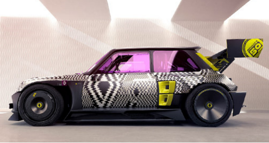 巴黎车展首发，雷诺R5 Turbo 3E概念车官图发布