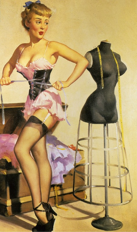 Gil Elvgren (吉尔·艾尔夫格兰)pin-up招贴画女郎